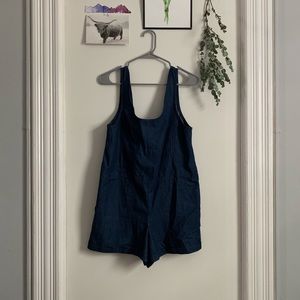 Denim romper